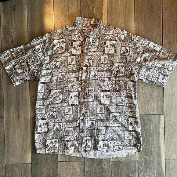 🖤Boca Classics Original Clothing Men’s Fish Shirt Size Large - Picture 1 of 5